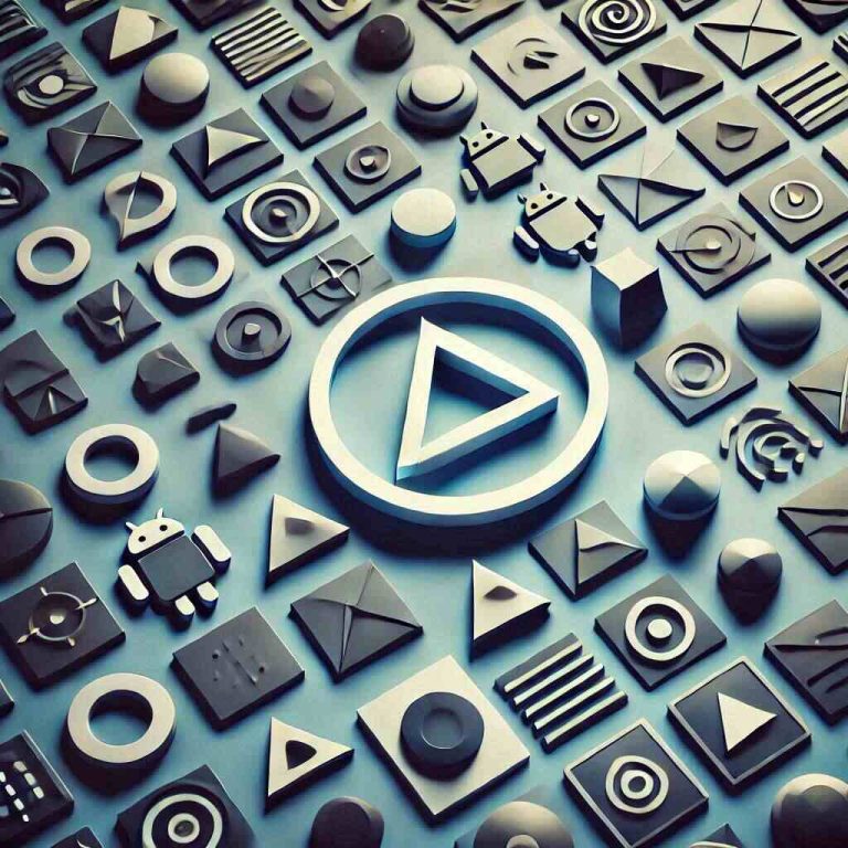Circle Square Triangle Android Settings